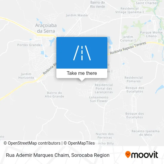 Rua Ademir Marques Chaim map