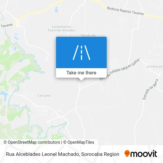Rua Alcebíades Leonel Machado map