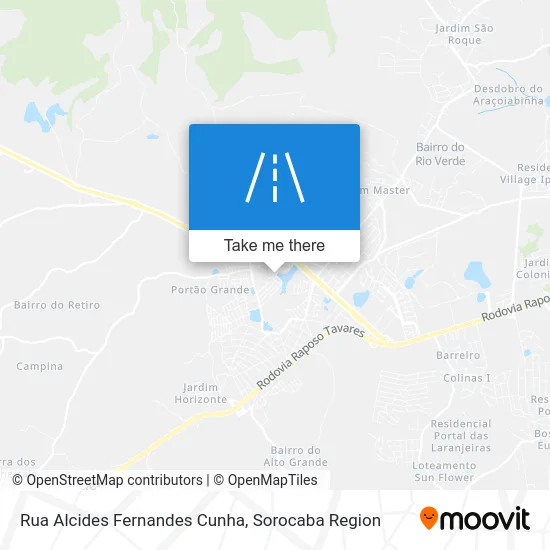Rua Alcides Fernandes Cunha map