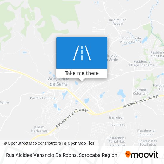 Rua Alcides Venancio Da Rocha map