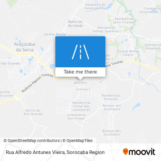 Rua Alfredo Antunes Vieira map