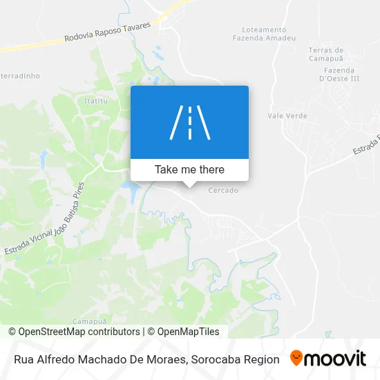 Rua Alfredo Machado De Moraes map