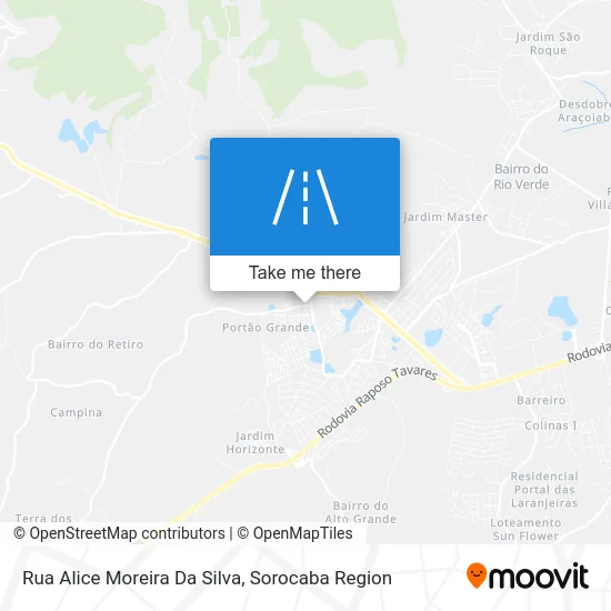 Rua Alice Moreira Da Silva map