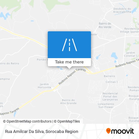 Mapa Rua Amilcar Da Silva