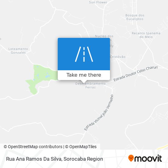 Mapa Rua Ana Ramos Da Silva