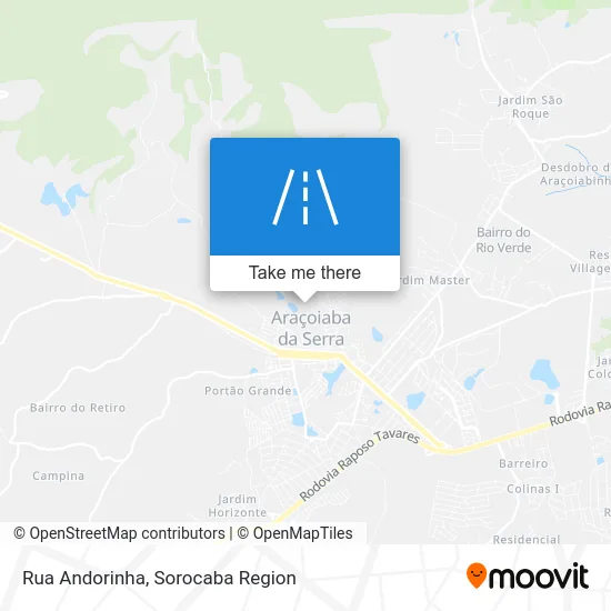Rua Andorinha map
