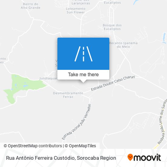 Rua Antônio Ferreira Custódio map