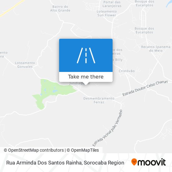 Mapa Rua Arminda Dos Santos Rainha