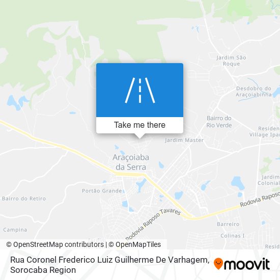 Rua Coronel Frederico Luiz Guilherme De Varhagem map