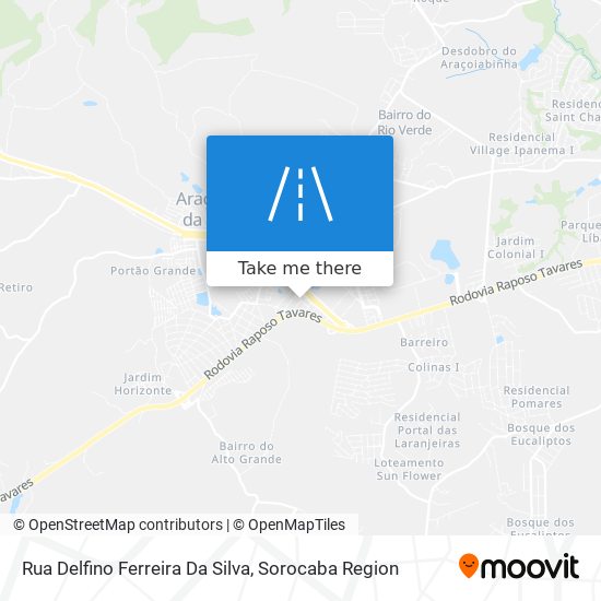 Rua Delfino Ferreira Da Silva map