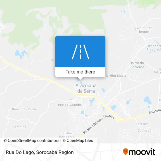Rua Do Lago map