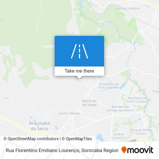 Rua Florentino Emiliano Lourenço map