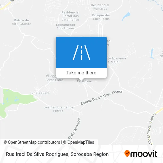 Rua Iraci Da Silva Rodrigues map