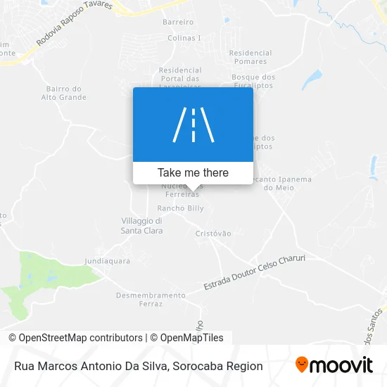 Rua Marcos Antonio Da Silva map