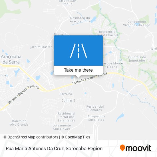 Rua Maria Antunes Da Cruz map