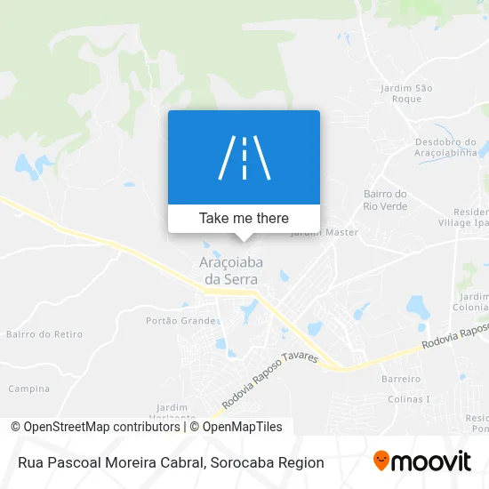 Rua Pascoal Moreira Cabral map