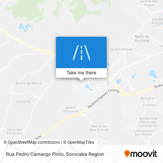 Rua Pedro Camargo Pinto map