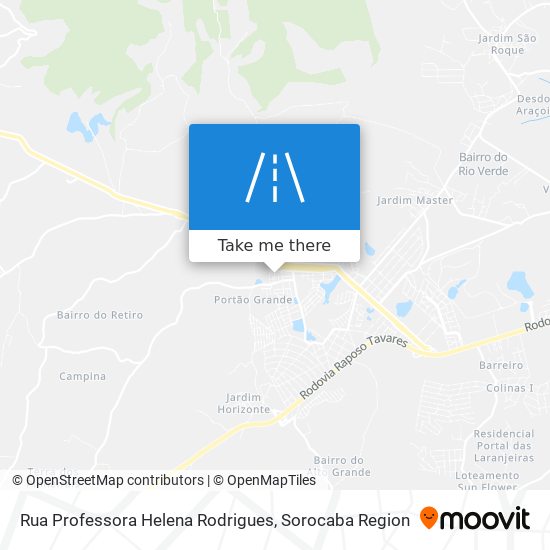 Rua Professora Helena Rodrigues map