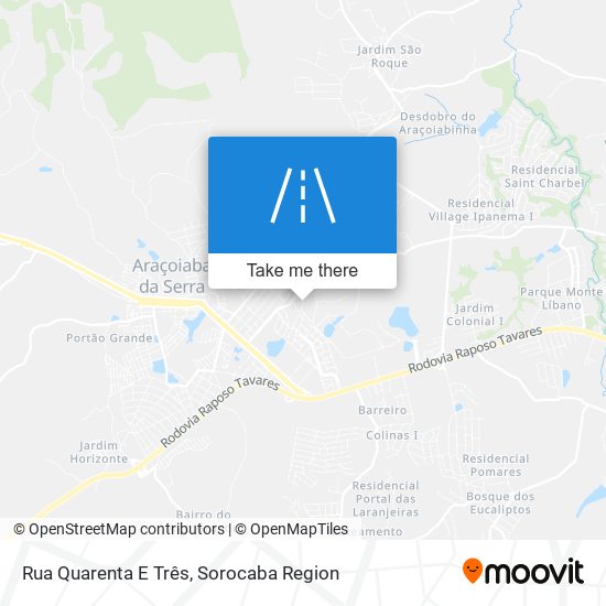 Rua Quarenta E Três map