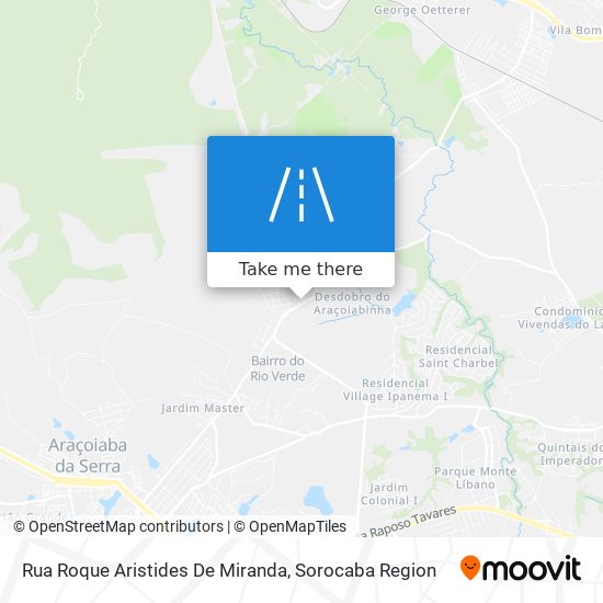 Mapa Rua Roque Aristides De Miranda