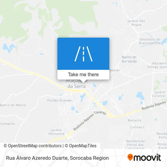 Rua Álvaro Azeredo Duarte map