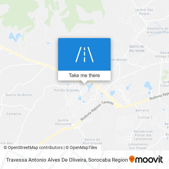 Travessa Antonio Alves De Oliveira map