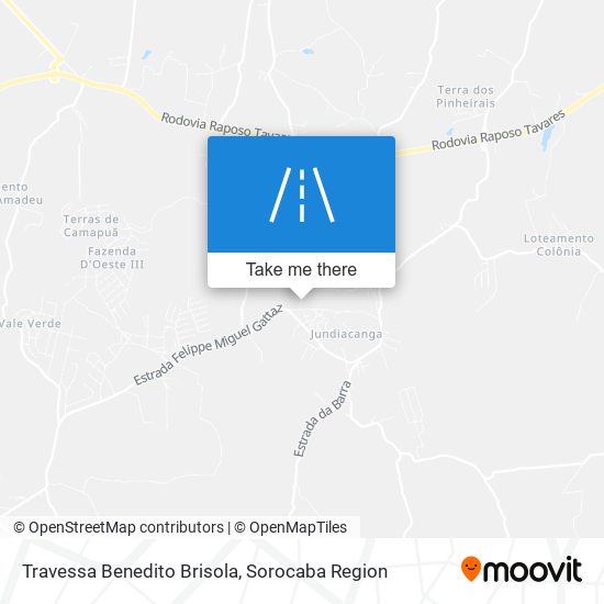 Travessa Benedito Brisola map