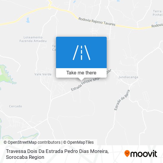 Mapa Travessa Dois Da Estrada Pedro Dias Moreira