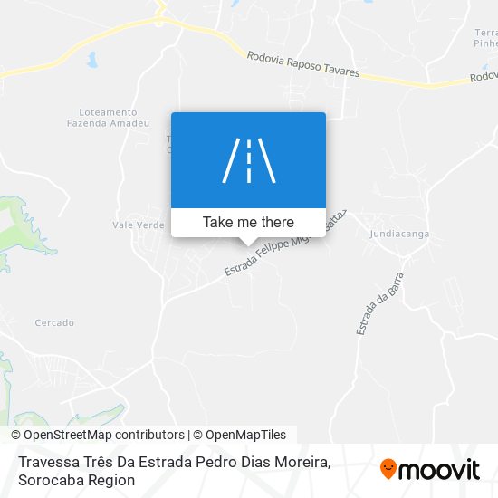 Mapa Travessa Três Da Estrada Pedro Dias Moreira