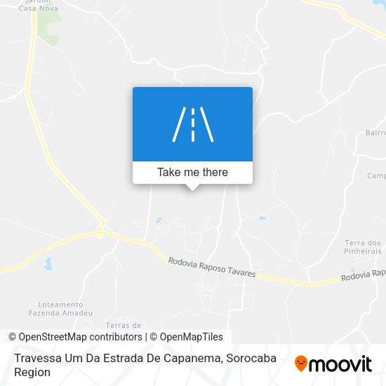 Travessa Um Da Estrada De Capanema map