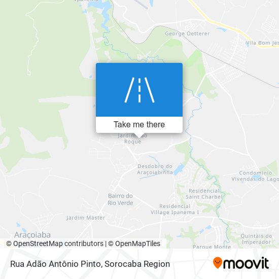 Rua Adão Antônio Pinto map