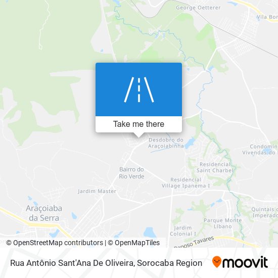 Rua Antônio Sant'Ana De Oliveira map