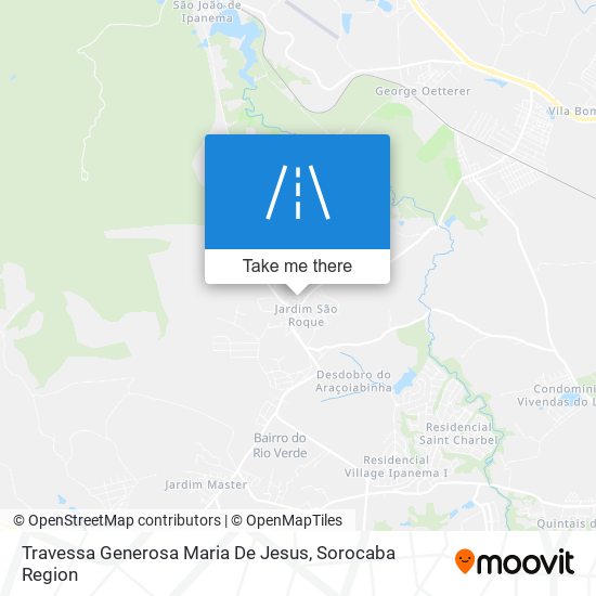 Mapa Travessa Generosa Maria De Jesus