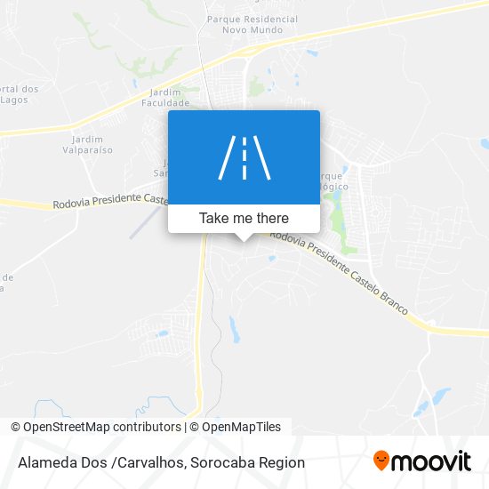 Alameda Dos /Carvalhos map
