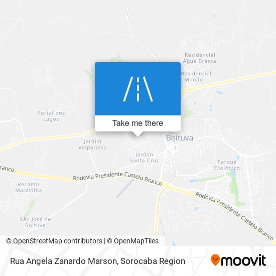 Rua Angela Zanardo Marson map