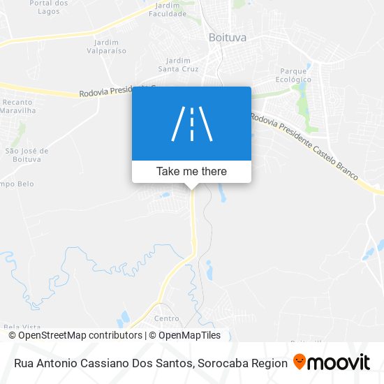 Mapa Rua Antonio Cassiano Dos Santos