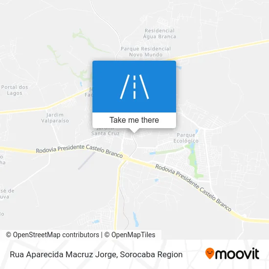 Rua Aparecida Macruz Jorge map