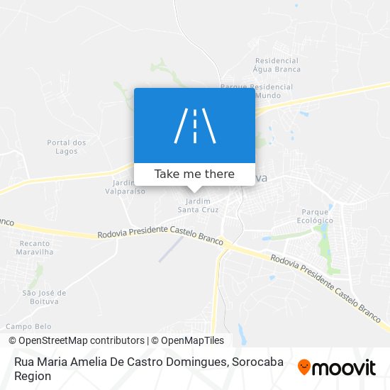 Mapa Rua Maria Amelia De Castro Domingues