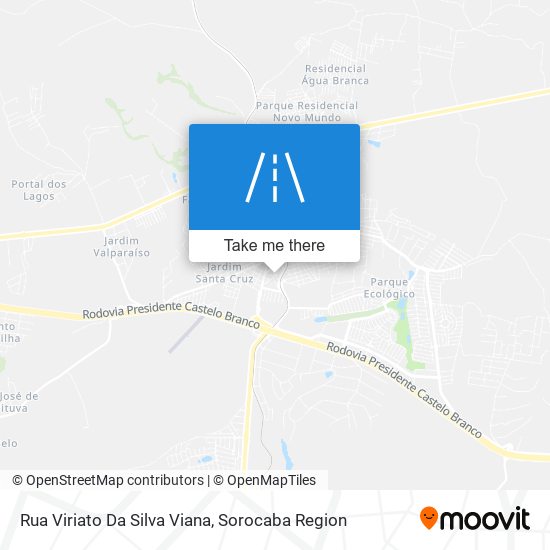 Mapa Rua Viriato Da Silva Viana