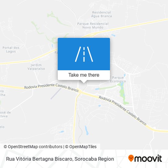 Mapa Rua Vitória Bertagna Biscaro