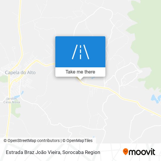 Estrada Braz João Vieira map