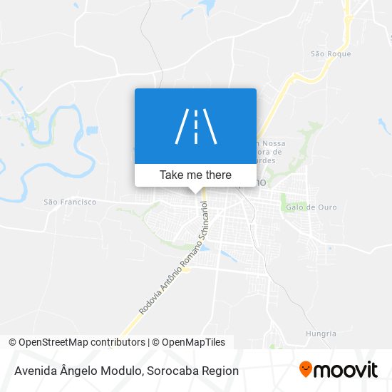 Avenida Ângelo Modulo map