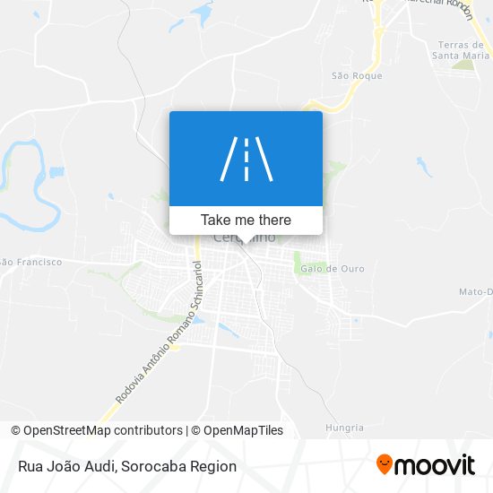 Rua João Audi map