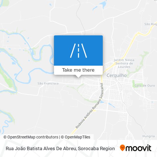 Rua João Batista Alves De Abreu map