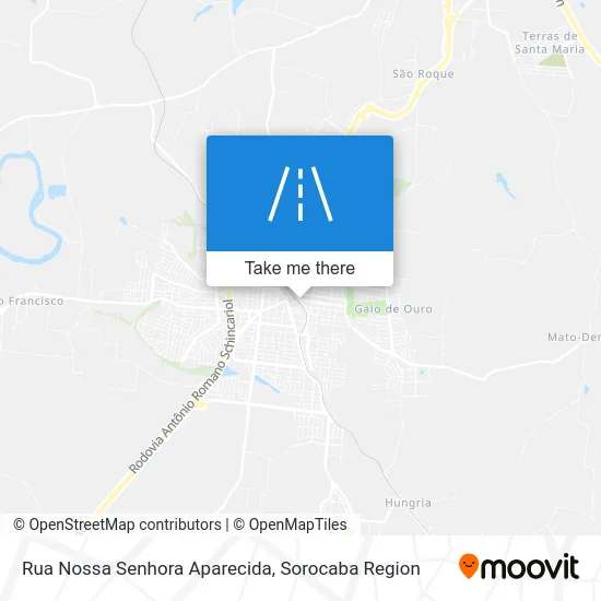 Rua Nossa Senhora Aparecida map