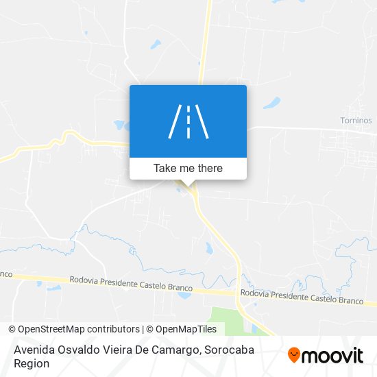 Avenida Osvaldo Vieira De Camargo map