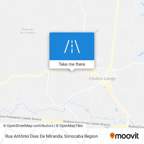 Mapa Rua Antônio Dias De Miranda