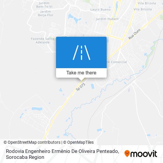 Rodovia Engenheiro Ermênio De Oliveira Penteado map