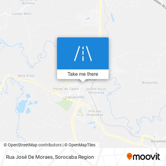 Rua José De Moraes map