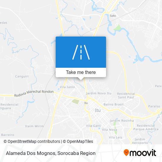 Alameda Dos Mognos map